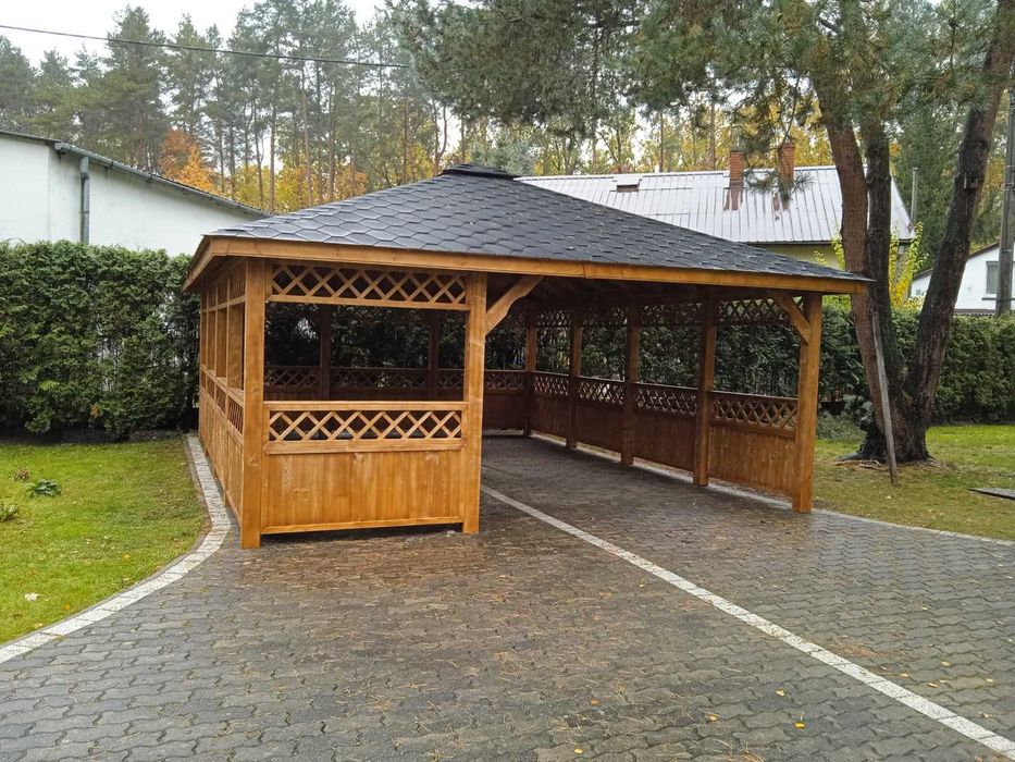 Altana drewniana Walencja 6 x 5. Producent. Szybki montaż