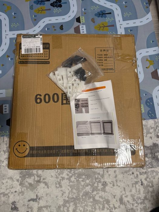 Вольєр металевий для домашніх тварин Springos 120 x 60 x 60 см Білий