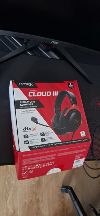 HyperX Cloud III Black-Red