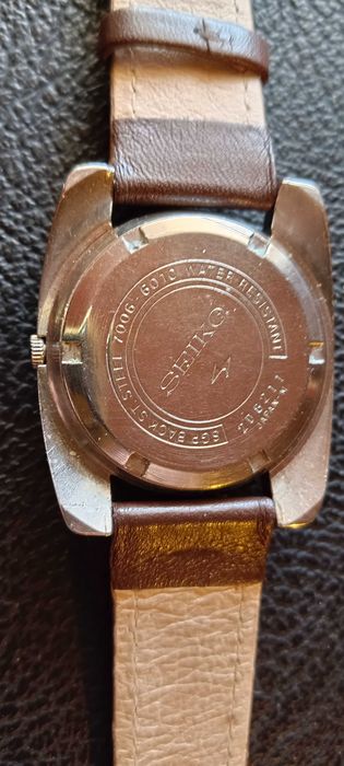 Seiko automático castanho