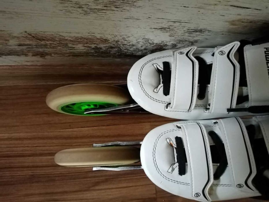 Ролики POWERSLIDE Samurai для спідскейтингу 3х125 + рама 4х110, р. 25