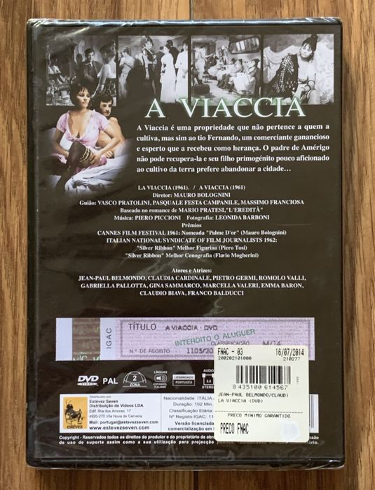 A Viaccia - Claudia Cardinale - dvd - Selado