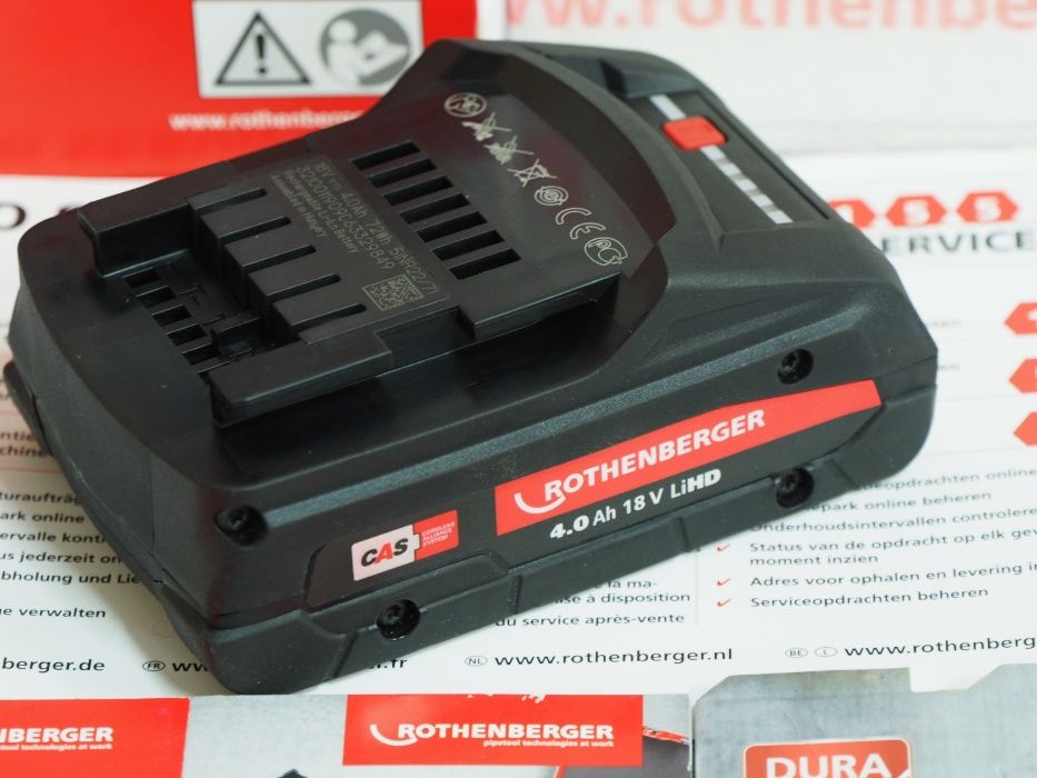 Bateria ROTHENBERGER 18v 4Ah akumulator zaciskarka pila klucz mafell