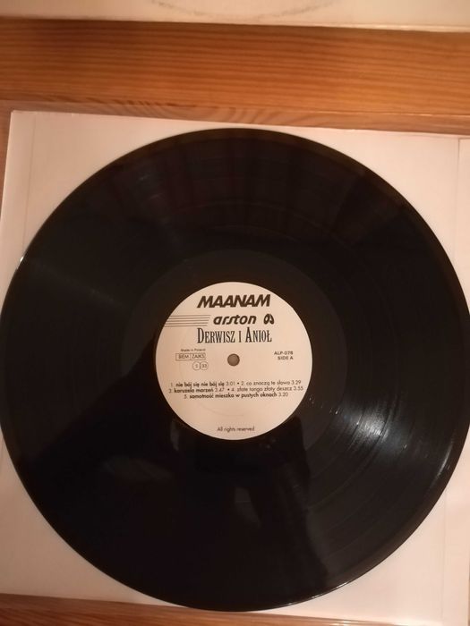 Maanam Derwisz I Anioł winyl Arston pierwsze wydanie z 1991 r.
