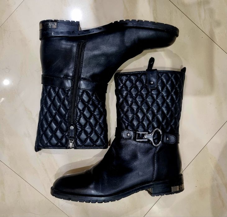 Elvio Zanon 38 Nowe skóra biker motocyklowe kozaki