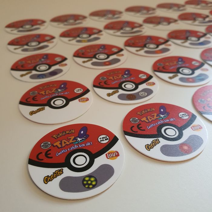 Conjunto 30 Tazos Pokémon 1ª Geração