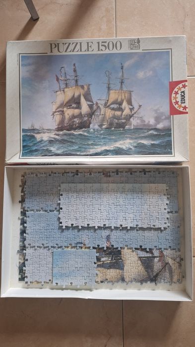 Puzzle montado Educa 1500 peças