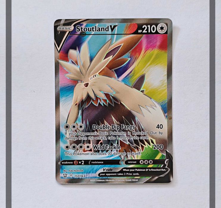 Stoutland V 157/163 BST Pokemon ENG-NM