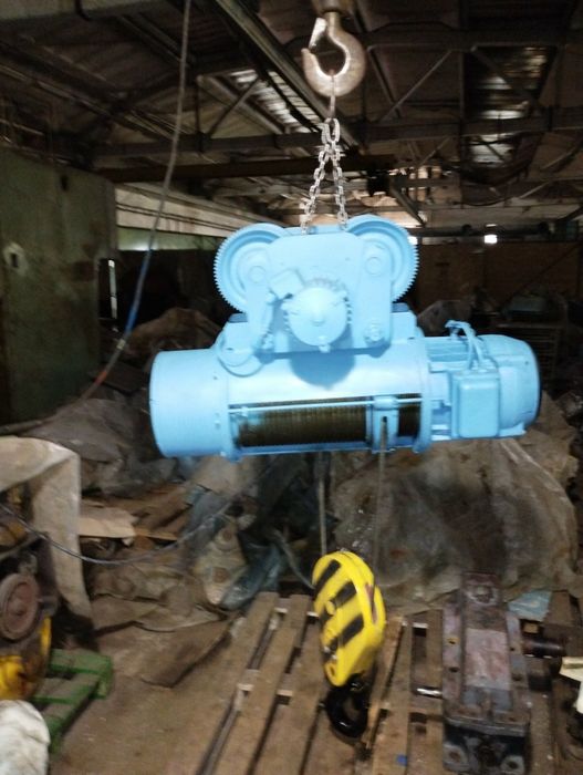 Продам тельфер грузоподъемность 1т 2т 3.2т 5т бу кран балки тележки
