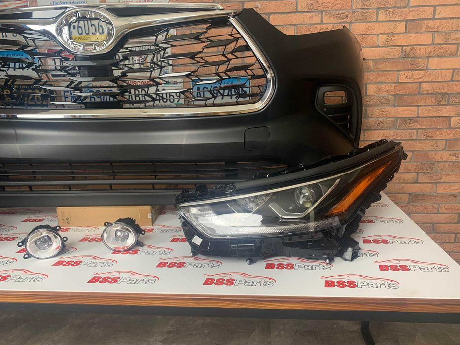 Бампер передний в сборе Toyota HIGHLANDER 2020 2021 52119-0E950