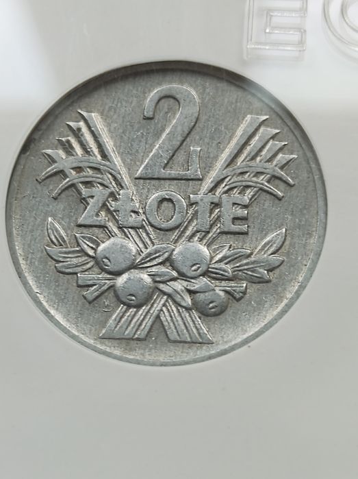 2zł Jagody 1959r XF40 Graiding GCN Rzadki Okaz!