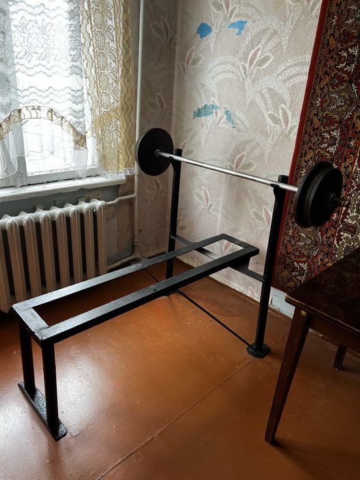 Продам штангу+лавку