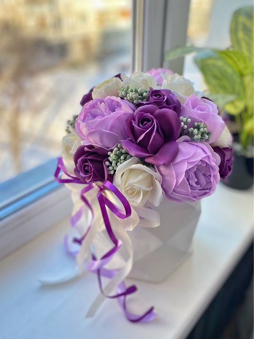 Квіти з мила/мильні букети/подарунок дівчині/мамі/троянди