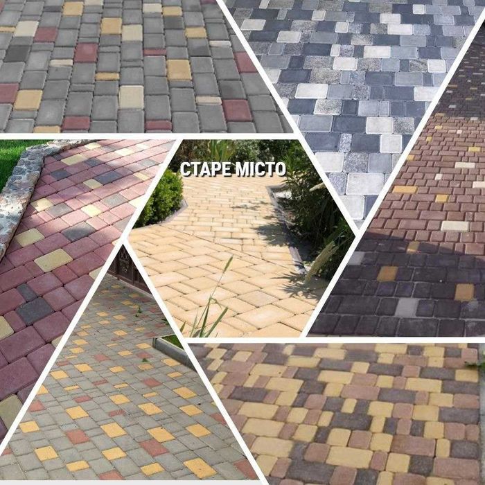 Плитка тротуарная и фасадно-облицовочная, вазы, цветники и урны