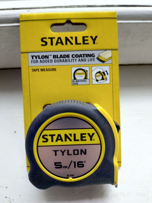 Рулетка метрична/дюймова  5м. "OPP Tylon™" Stanley 0-30-696