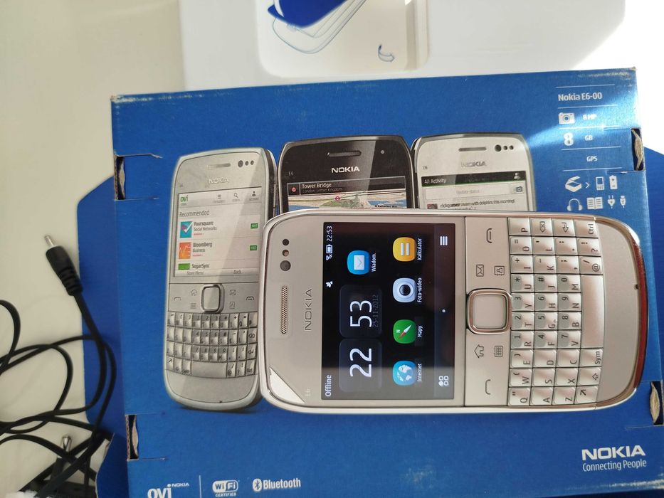 Nokia E6-00 silver 8gb ORGINAŁ! NOWA!