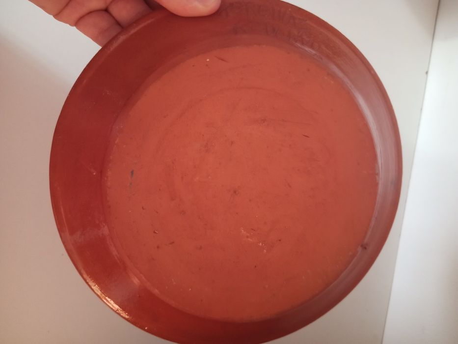 Prato pintado à mão Jeremias Redondo (defeito visível)