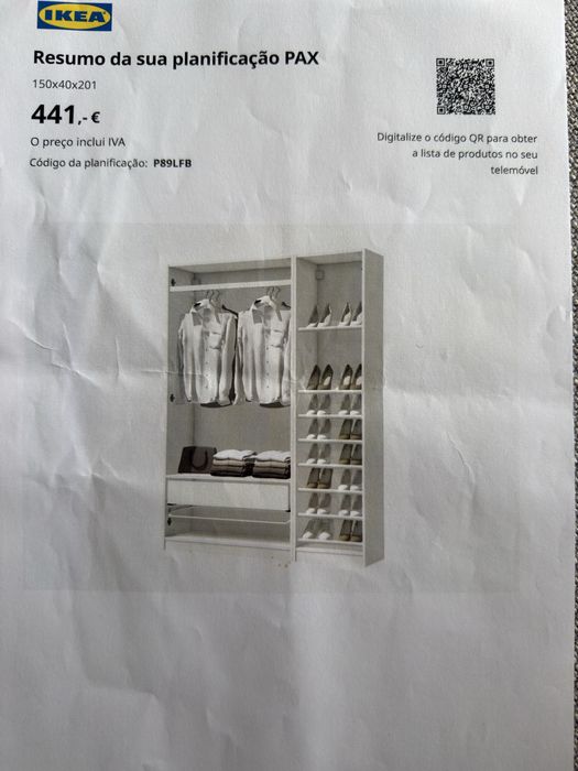 Armário 3 portas (tal como na imagem do ikea)