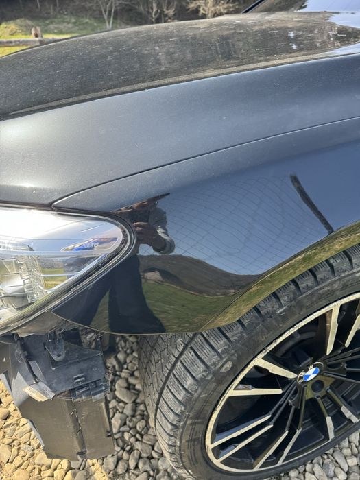 Переднє праве/ліве крило Bmw 7 F01/F02 чорне 475 колір розборка