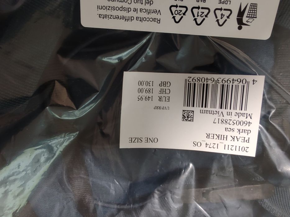 Plecak trekkingowy dziecięcy Jack Wolfskin Peak Hiker 28 l dark sea