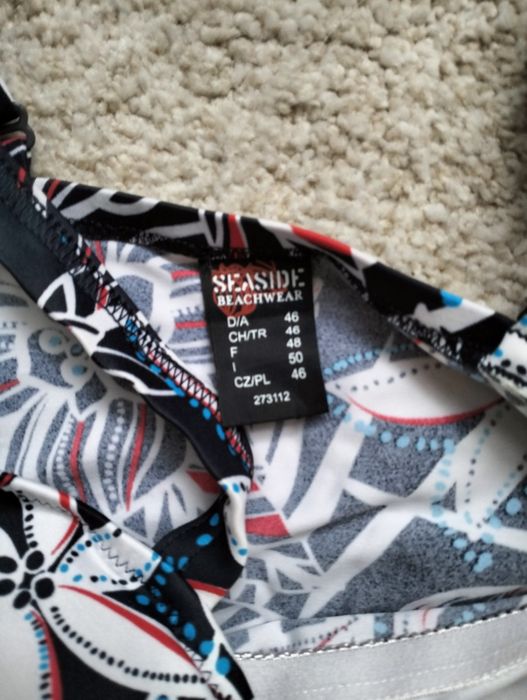 Tankini dwuczęściowy kostium strój kąpielowy 44/46