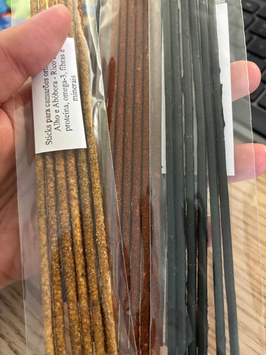 Sticks biológicos para camarões (Neocaridina, Caridina)