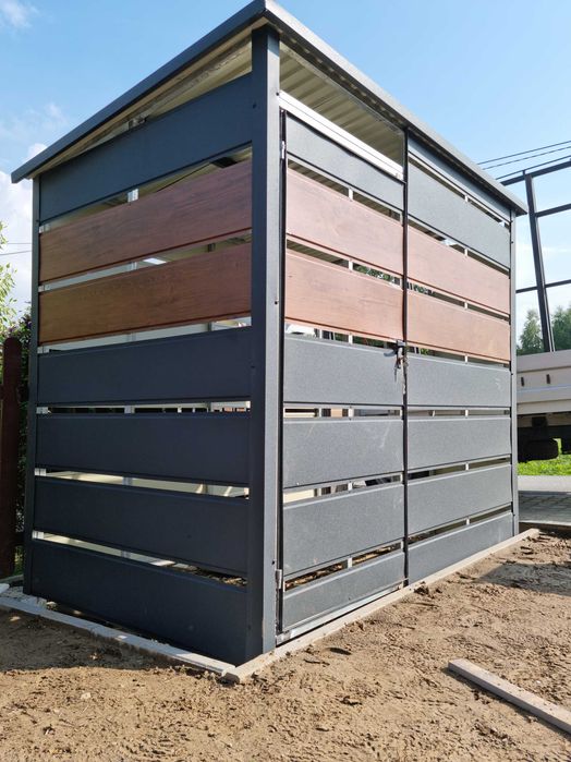 Wiata śmietnikowa panelowa 2x3 OKAZJA