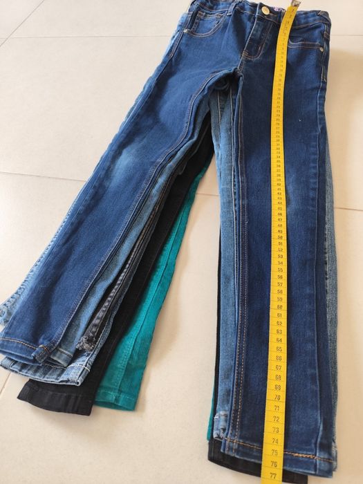 Lote de 7 Calças de Ganga para Menina (8 anos - 128 cm)