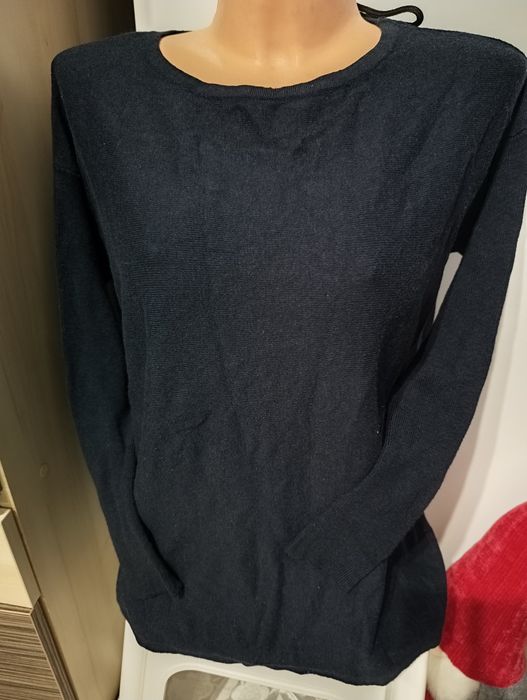 Sweterek granatowy Diverse M 38 na zimę wiosnę