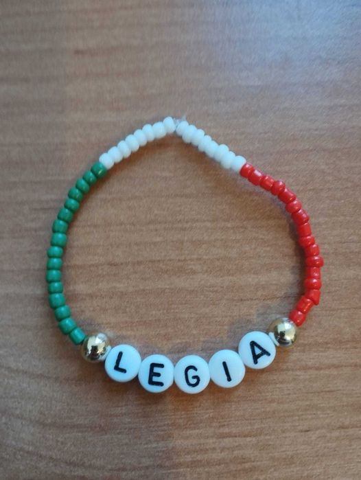 Bransoletka Legia rozmiar średni