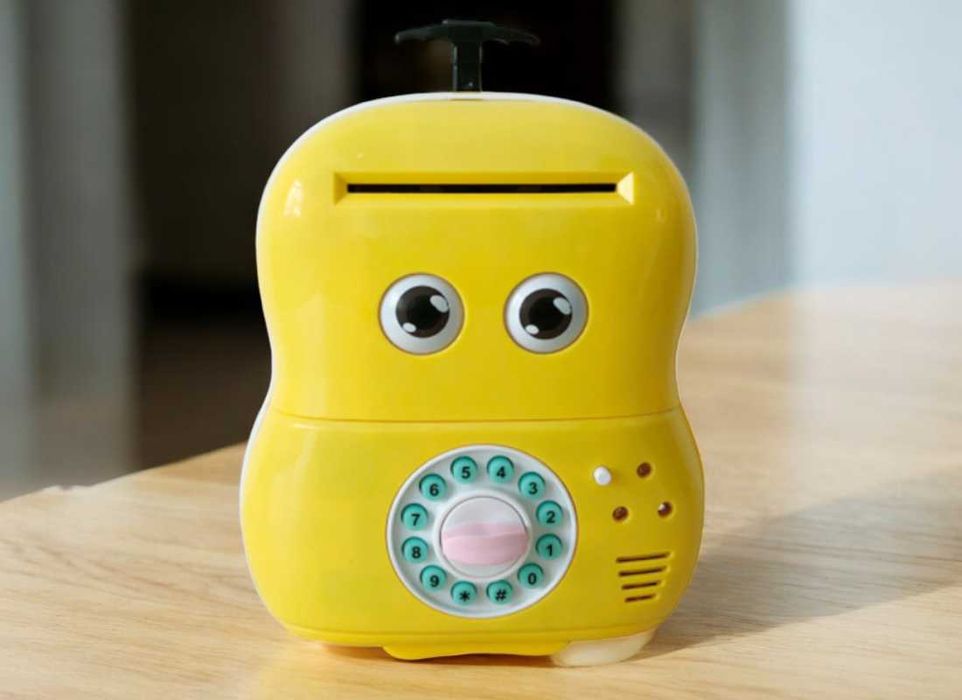 Дитяча сейф-скарбничка валіза 363-9А, скарбничка на кодовому замку