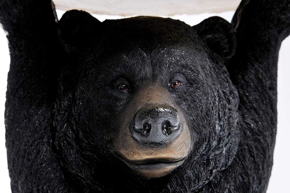 Mesa de centro mesa de cabeceira forma de urso original e retro NOVO