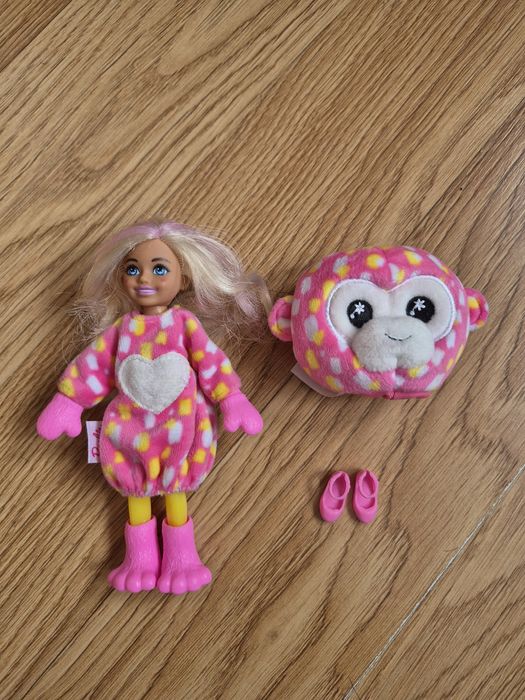 Лялька Барбі Челсі Barbie Cutie Reveal Chelsea Doll with Monkey Plush