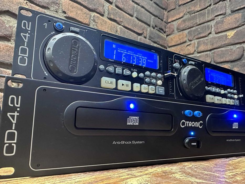 Odtwarzacz mikser DJ dwie płyty CD 4.2