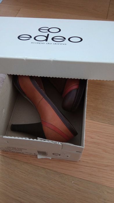 eleganckie skórzane buty firmy EDEO