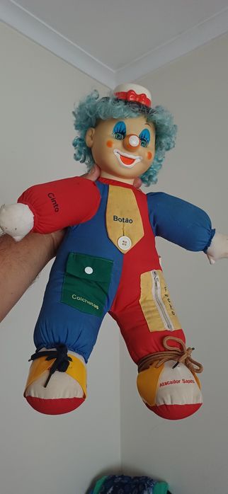 Brinquedo boneco palhaço