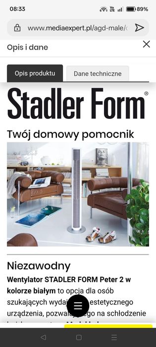 Wentylator Stadler Form