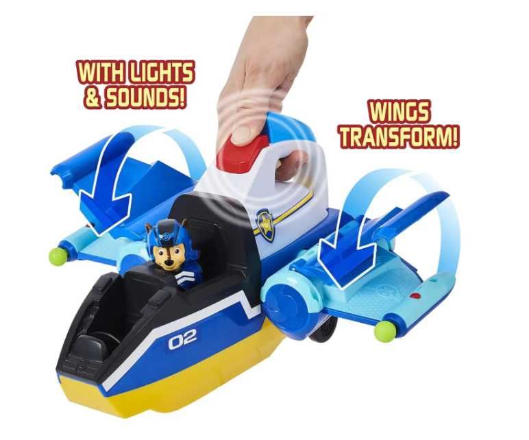 Інтерактивний Літак Чейза щенячий патруль світло звук Paw Patrol