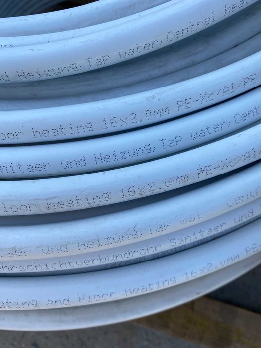 Rury PEX/AL/PE 14, 16 i 20 mm – Wavin, Roth, ogrzewanie podłogowe / CO