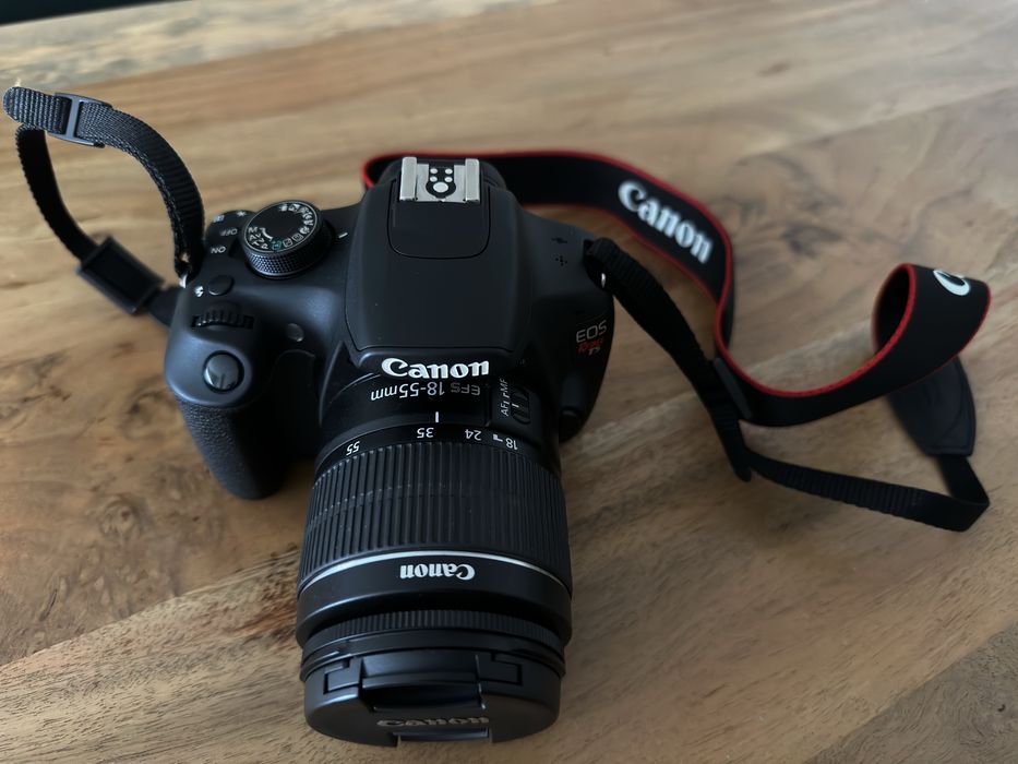 Canon EOS 1200D (Rebel T5) + Objetiva 18-55mm | Excelente Estado