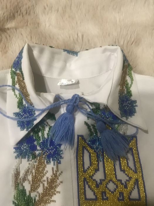 Вишиванка бісером на 10-12 років, зріст 140