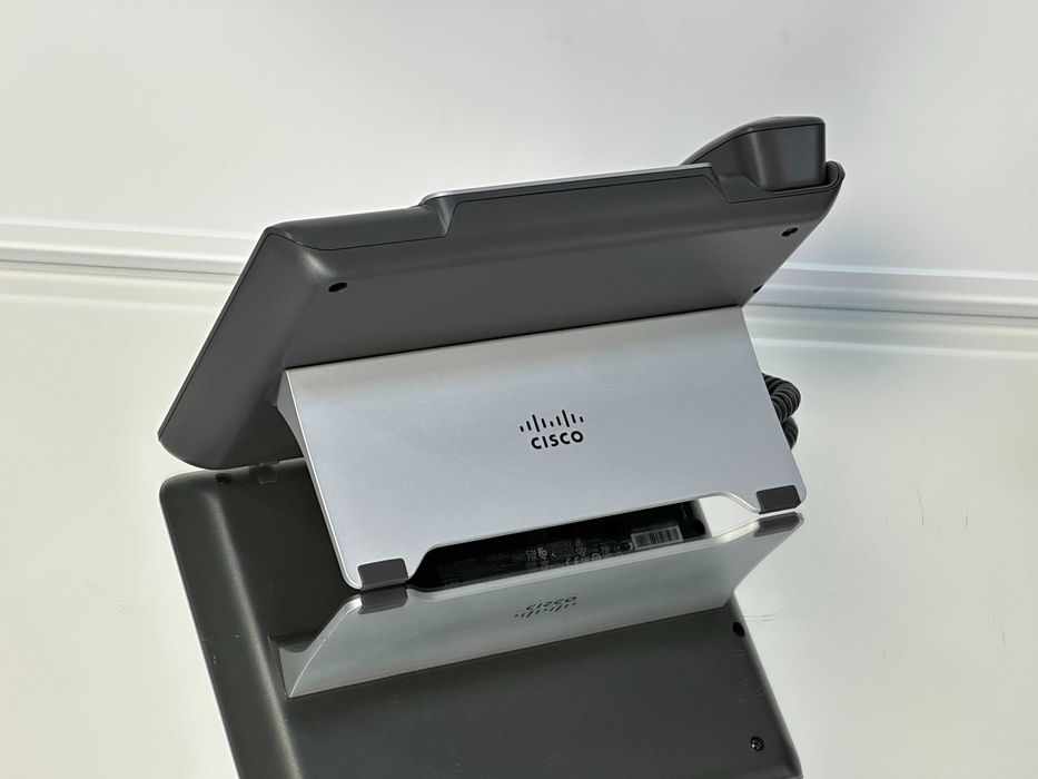 WYPRZEDAŻ! Telefon biurowy Cisco CP-7861-K9 stacjonarny 16 linii jednocześnie! IP VoIP wyświetlacz grafit Protokół SIP