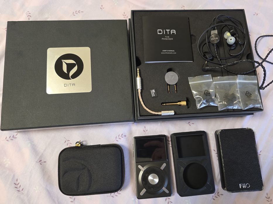 Наушники Dita Answer balanced и плеер FiiO X5 gen.1