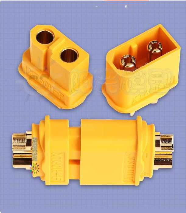 Роз'єм Amass XT60, XT90.