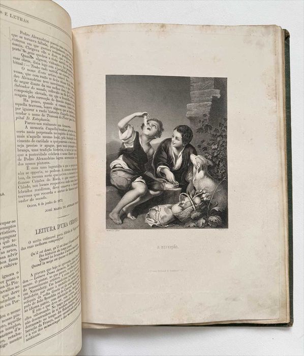 1872, 1º Anno, Artes e Letras. Ilustrado.