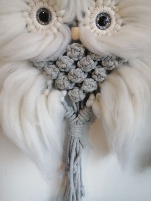 Sowa makrama dostępna od ręki