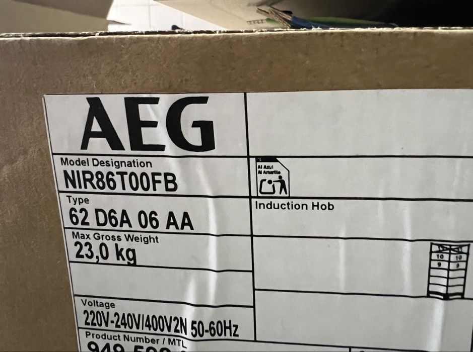 Placa de indução AEG