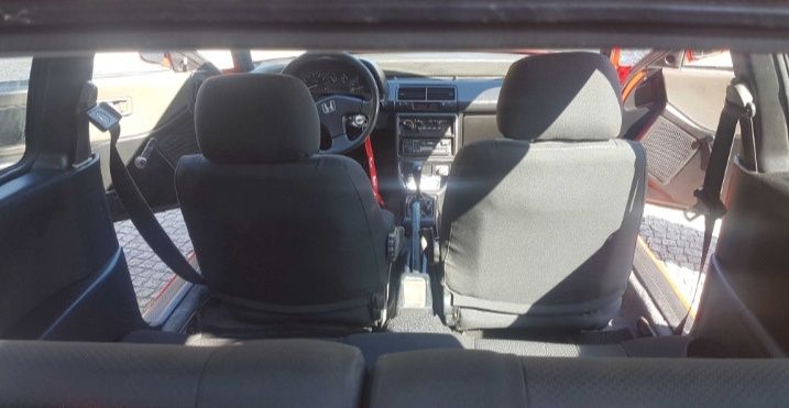 Honda civic vermelho