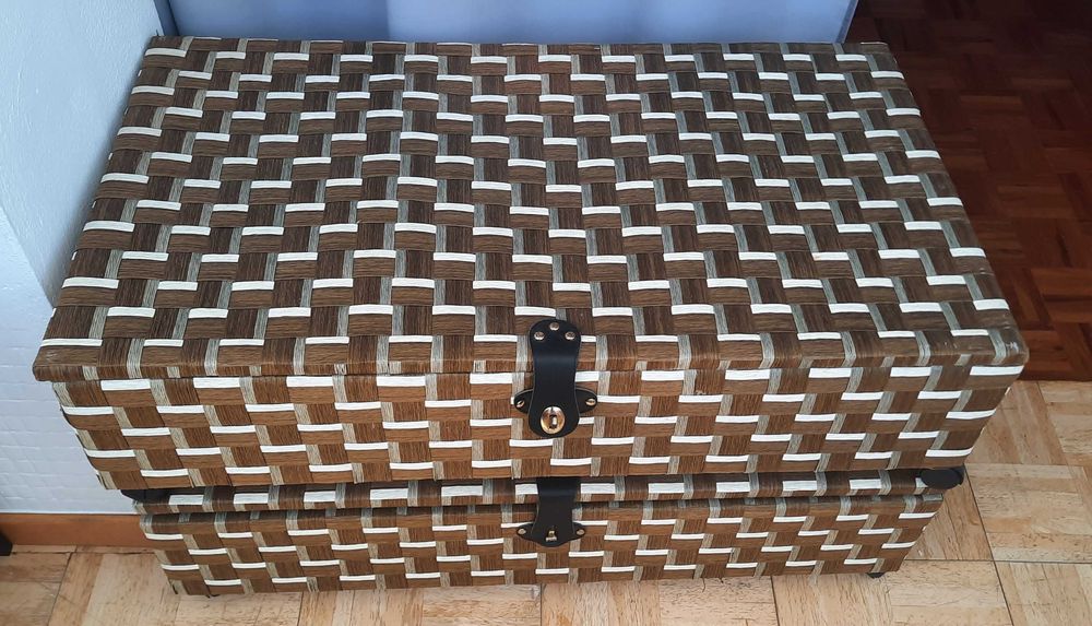 Arrumação fácil com rodas.