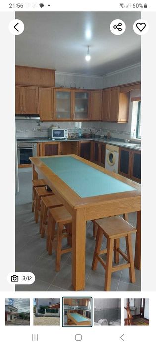 mesa cozinha com banco